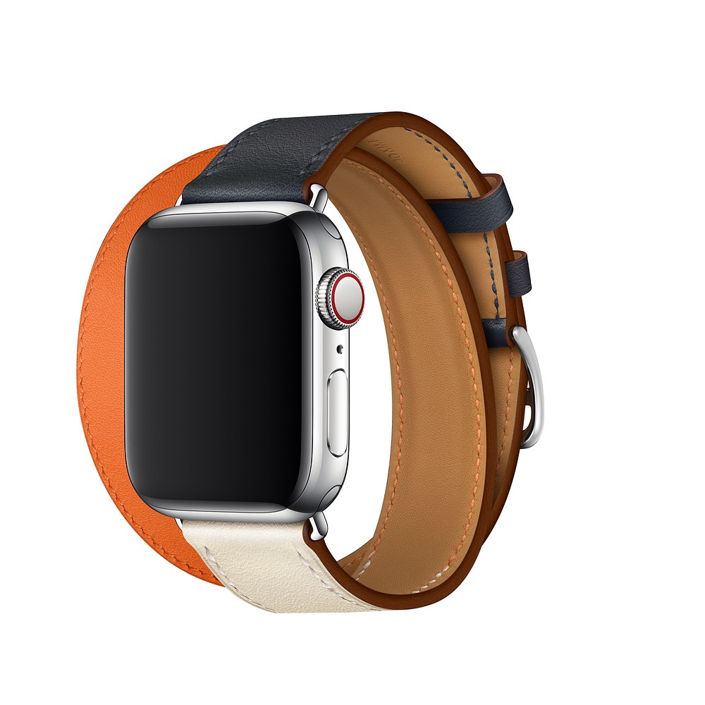 Dây đeo bằng da thời trang cho đồng hồ thông minh Apple Watch 4 / 3 / 2 / 1 / 40mm/44mm