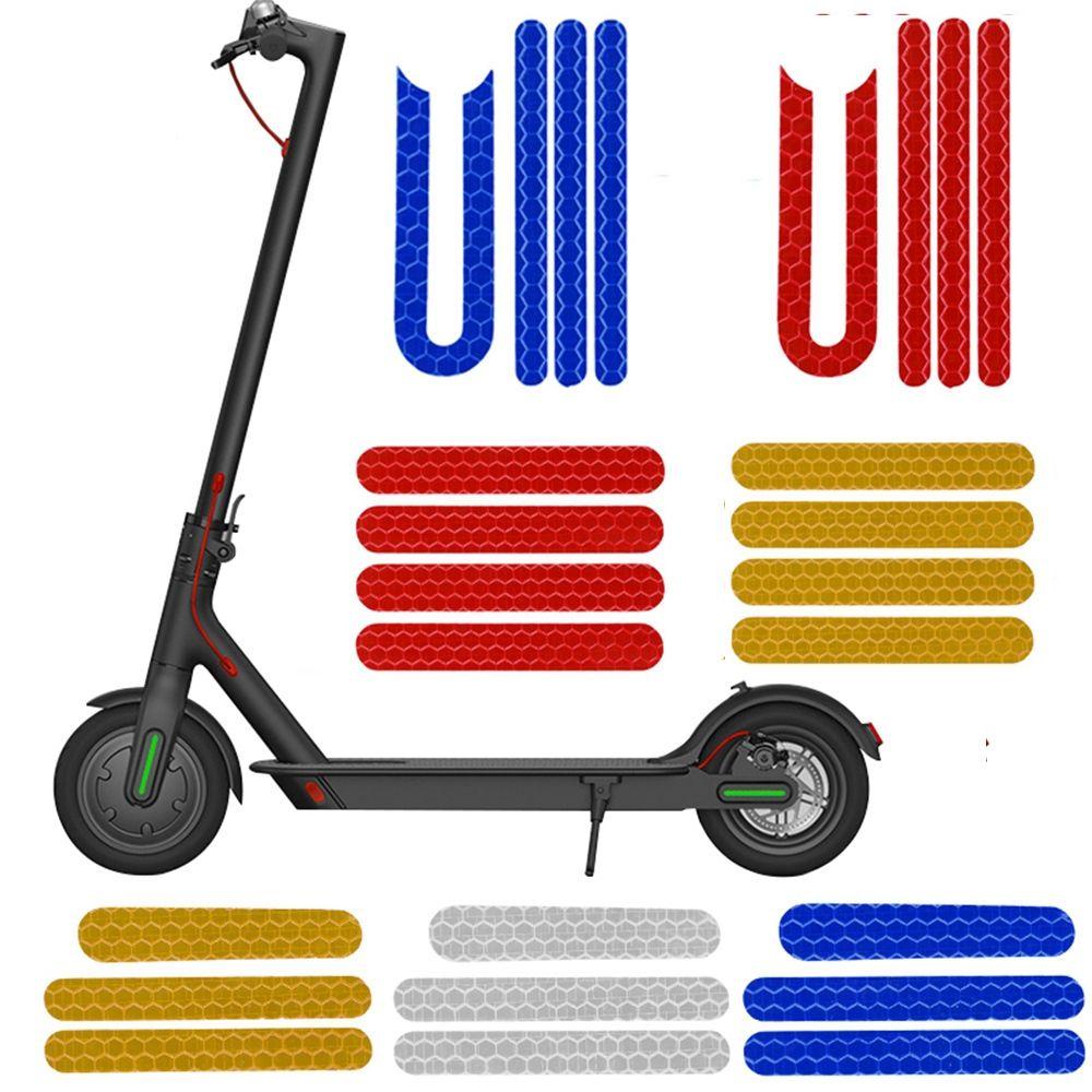MUVAKO Miếng Dán Phản Quang Cảnh Báo An Toàn Chất Lượng Cao Cho Xe Điện M365 M365Pro