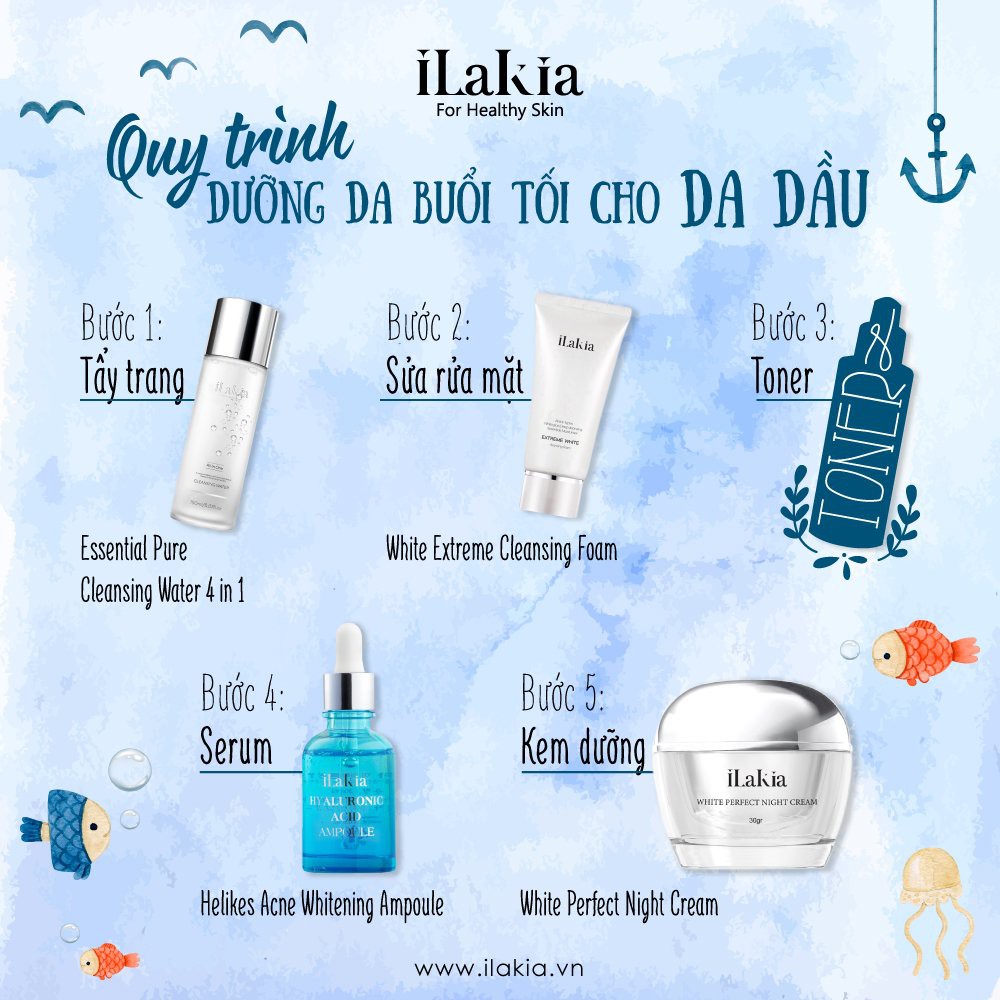 Tinh Chất Serum Ốc Sên Hàn Quốc ILAKIA Giúp Da Căng Bóng Dưỡng Trắng, Dưỡng Ẩm, Phục Hồi Da Chuyên Sâu | BigBuy360 - bigbuy360.vn