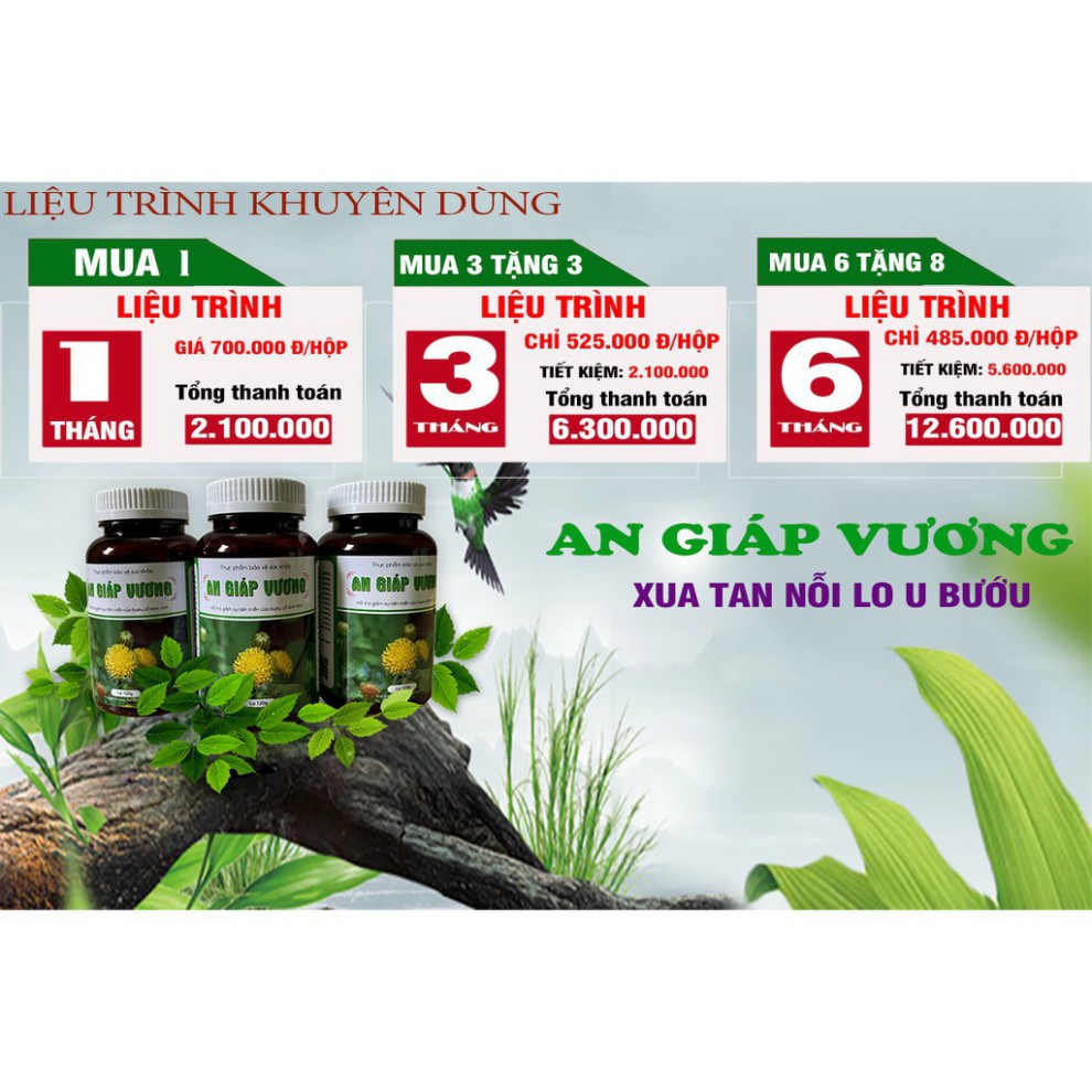 [MUA 3 TẶNG 1] An Giáp Vương - Hỗ Trợ Điều Trị Bệnh Lý Tuyến Giáp