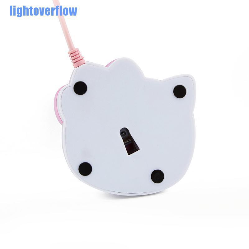 Chuột chơi game hình Hello Kitty 3D xinh xắn USB 2.0