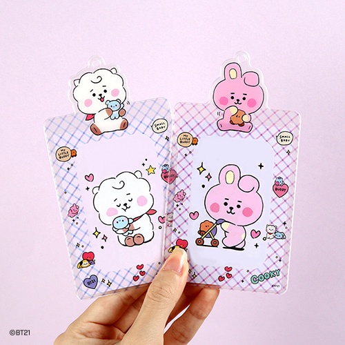 LINE FRIENDS BT21 MÓC KHÓA TÚI ĐỰNG ẢNH THẺ