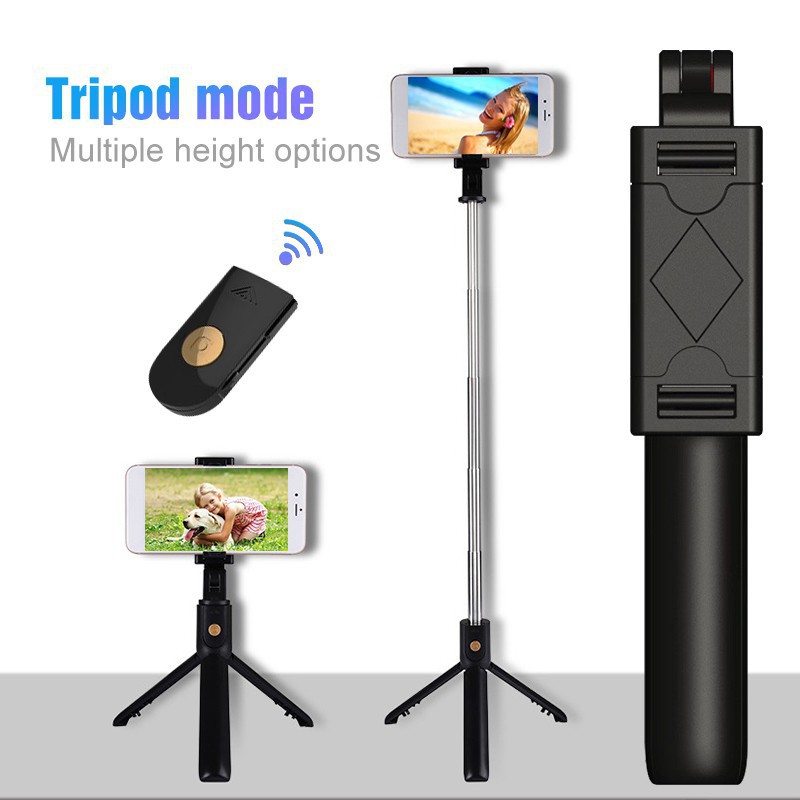 Gậy Tự Sướng Selfie 3 Chân Đứng Tripod K07 - - Cao Cấp Remote điều khiển từ xa - Giá Flas Sale