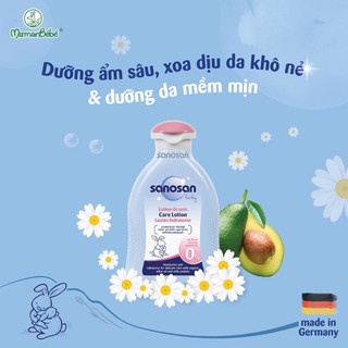 Sanosan Sữa dưỡng thể chiết xuất Olive hữu cơ dành cho bé 200ml