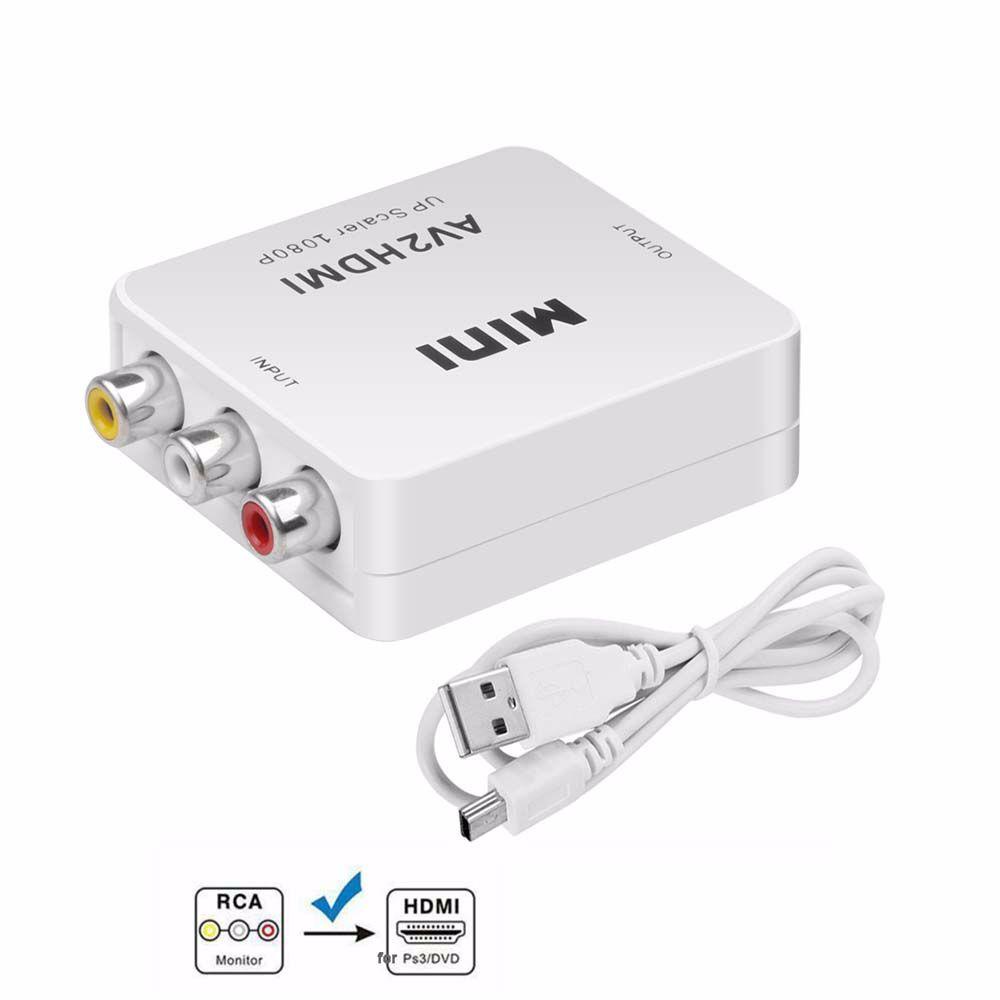Hộp Chuyển Đổi AV Sang HDMI AV / RCA Sang HDMI AV2HDMI Chuyên Dụng