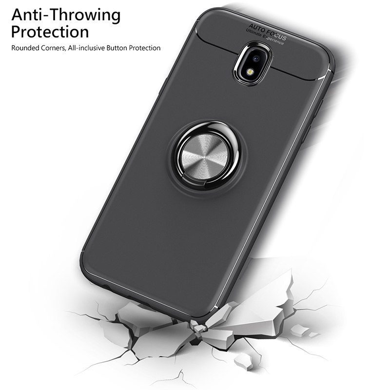 Samsung Galaxy J3 J5 J7 J2 Pro J4 J6 Plus J8 có vòng khuyên đỡ điện thoại Ốp lưng