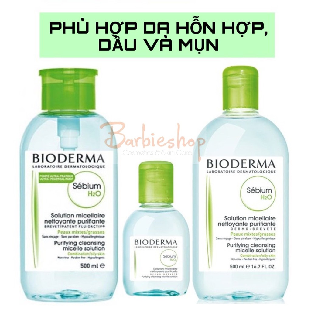 Nước tẩy trang Bioderma ( 100ml - 250ml - 500ml )