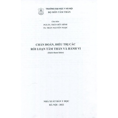 Sách - Chẩn đoán điều trị các rối loạn tâm thần và hành vi