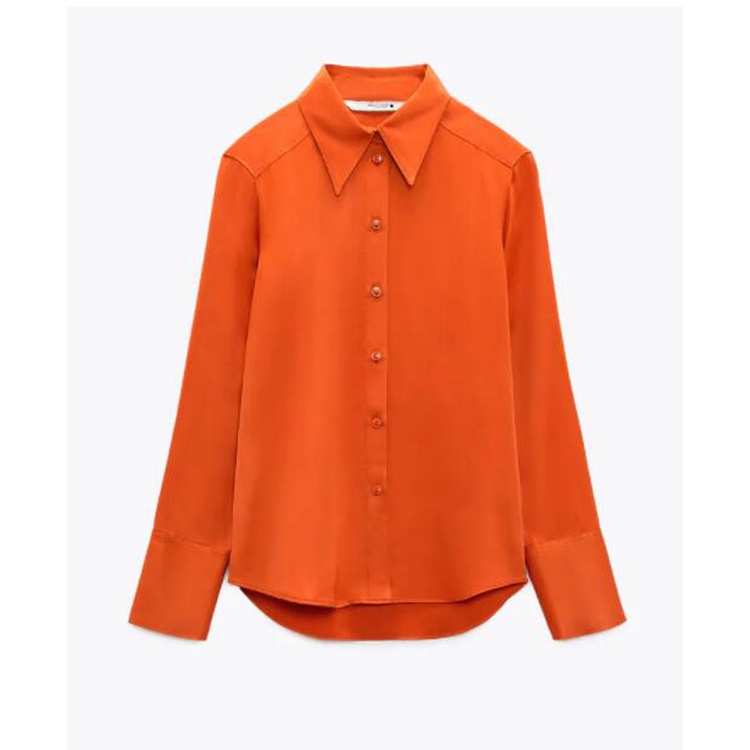 Áo Sơ Mi Lụa satin 5 Màu Thời Trang Mùa Xuân ZARA Dành Cho Nữ 4437048