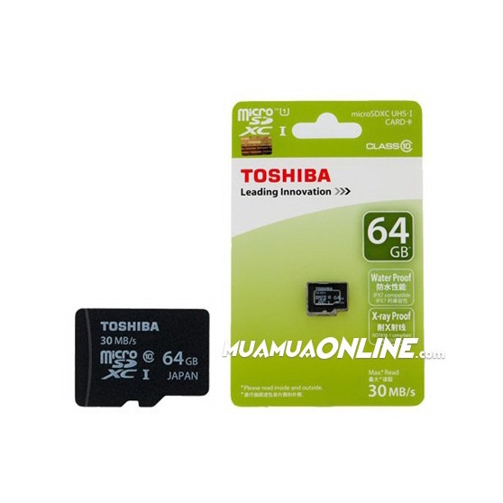 Thẻ nhớ MicroSDXC Toshiba M203 UHS-I U1 64GB 100MB/s chuyên camera và điện thoại