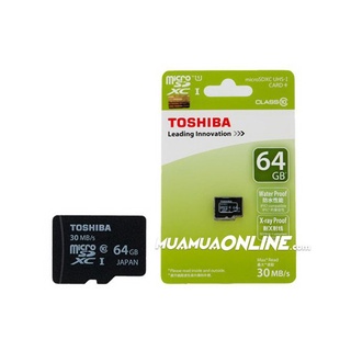 Mua Thẻ nhớ MicroSDXC Toshiba M203 UHS-I U1 64GB 100MB/s chuyên camera và điện thoại