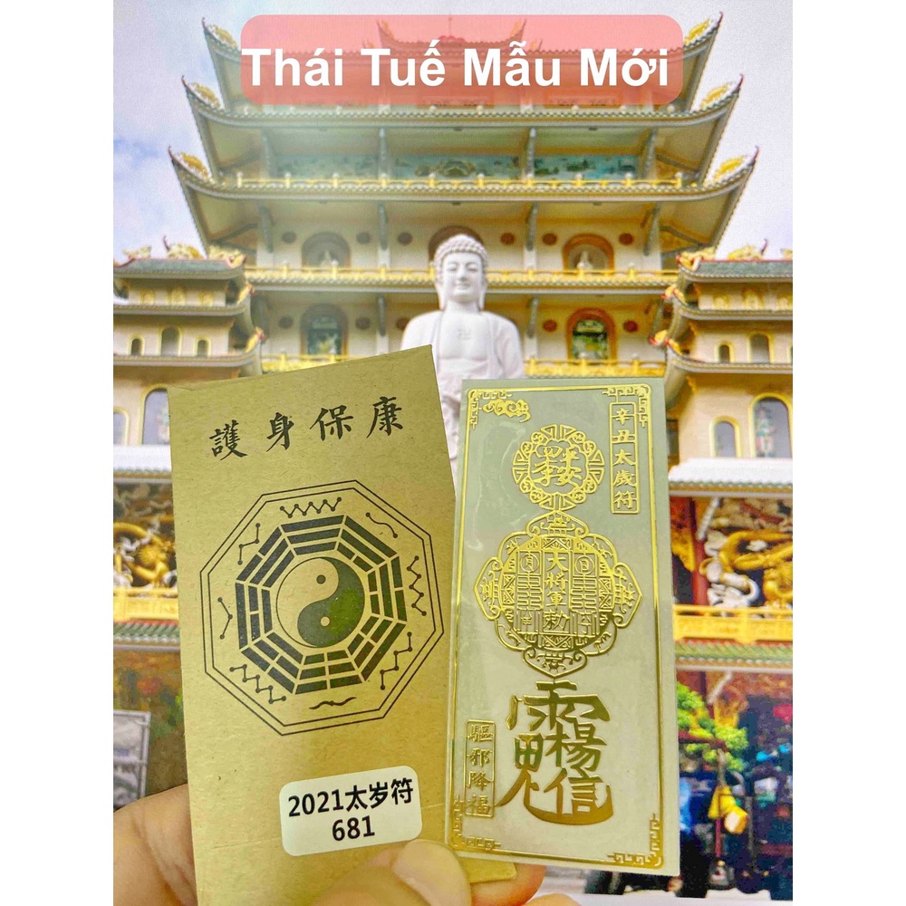 Linh phù THÁI TUẾ MỚI, linh phù dán điện thoại, cầu an yên, dán điện thoại, máy tính bảng đẹp huyền ảo