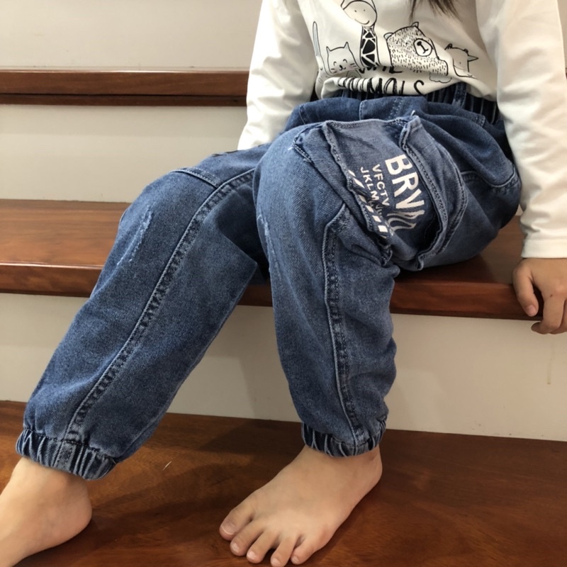 Quần bò quần JEAN bé trai bé gái chất vải cao cấp co dãn thoải mái JBT02 - Beddep Kids Clothes