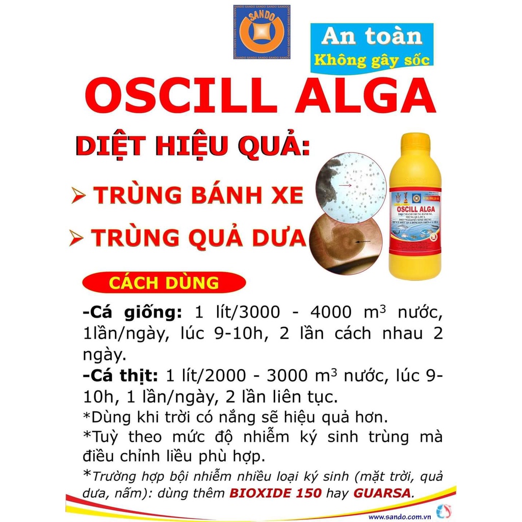 Oscill alga DIỆT KHUẨN, DIỆT KÝ SINH [SANDO]