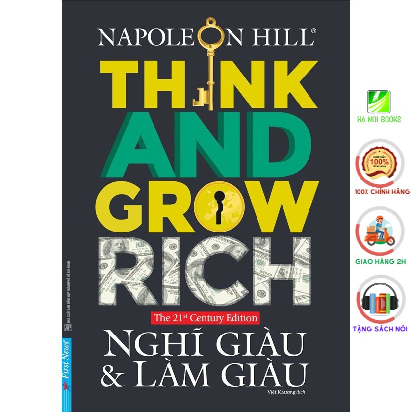 Sách - Nghĩ Giàu Và Làm Giàu - Bìa cứng - First News