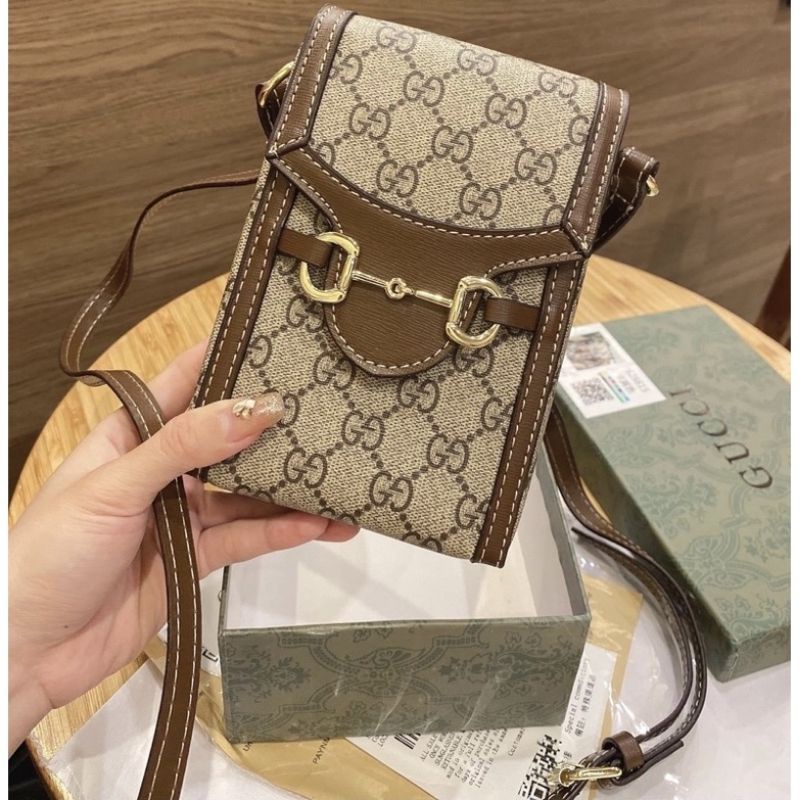 TÚI ĐEO CHÉO- Túi GUCCI đựng điện thoại