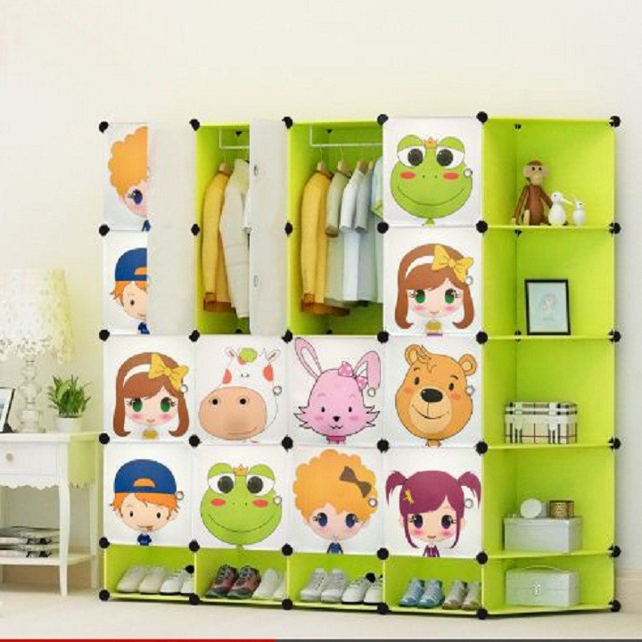 Tủ nhựa ghép 25 ô phiên bản mới