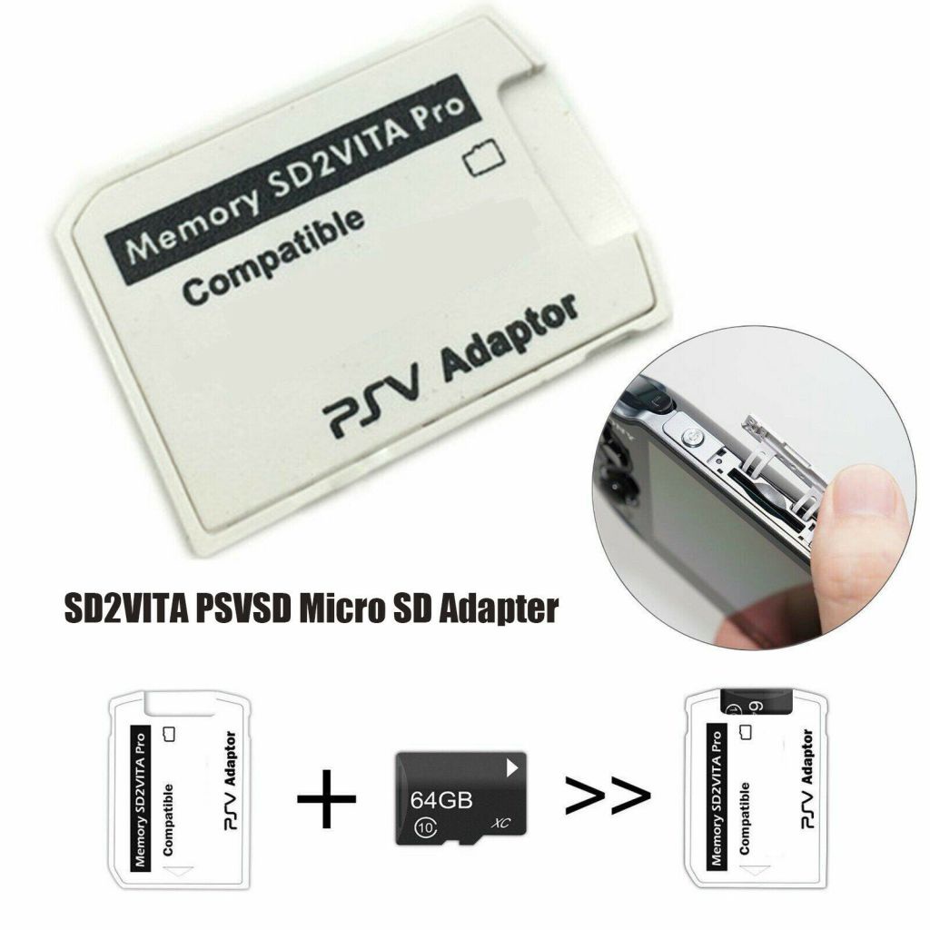 V5.0 SD2VITA PSVSD Pro Adapter for PS Vita Henkaku 3.60  Memory Card acew_vn