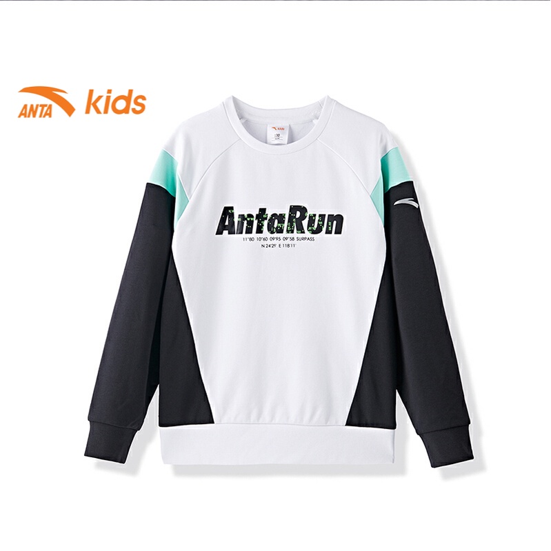 Áo nỉ thời trang bé trai thương hiệu Anta Kids 352135704