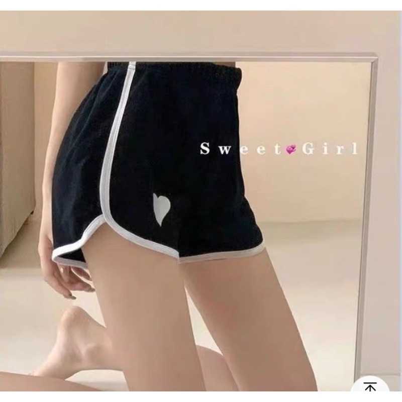 [Rẻ vô địch] Quần sooc đùi tim chất cotton freesize 38-65kg | BigBuy360 - bigbuy360.vn