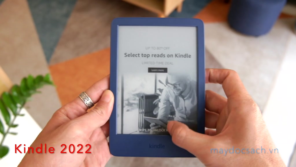 Máy đọc sách New Kindle 2022 (thế hệ 11) - mật độ hiển thị 300ppi, sạc type C, 16GB - Kindle Basic 2022 | BigBuy360 - bigbuy360.vn