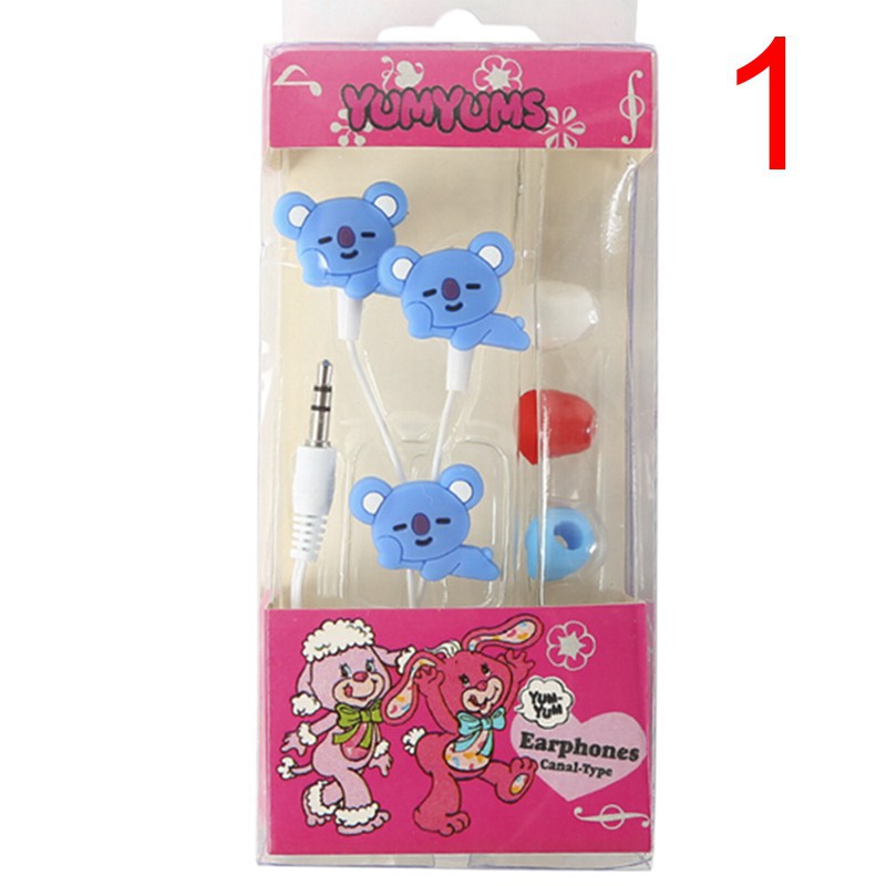 Tai nghe nhét tai jack cắm 3.5mm hình hoạt hình BTS độc đáo Wsỉ