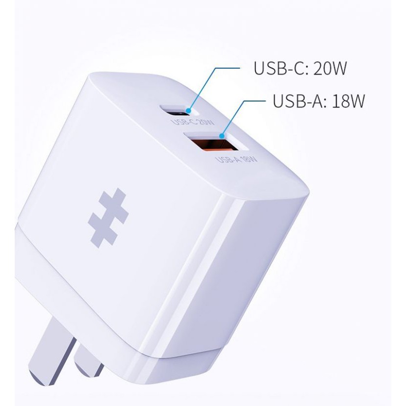Sạc 2 cổng HyperJuice 20W Charger Small Size