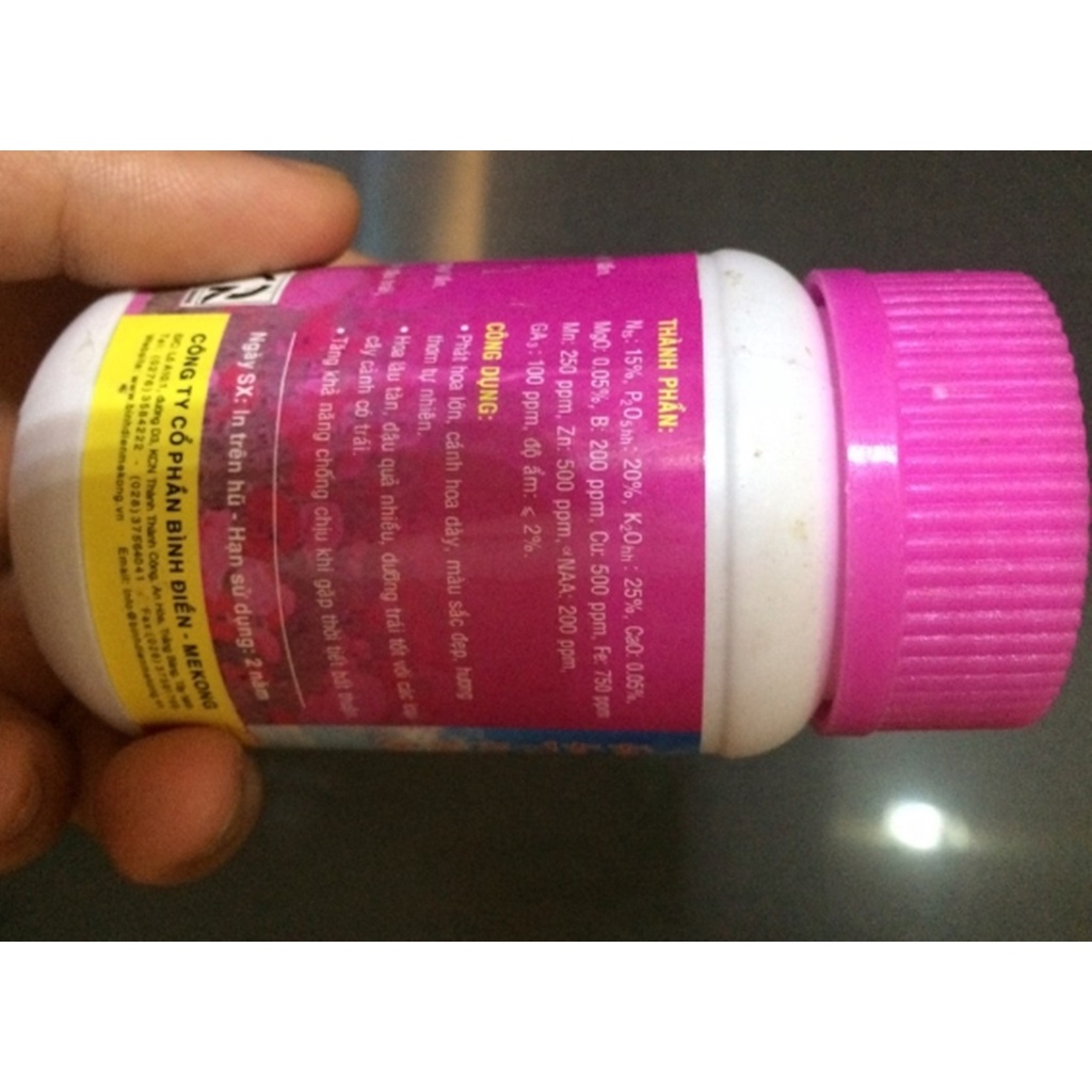 Phân bón lá Đầu Trâu MK 901 - Dưỡng hoa lâu tàn (100g)