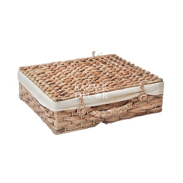 Vali lục bình lớn có vải lót | 35x40x12cm