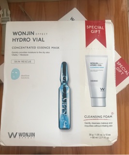 Set 10 mặt nạ wonjin hydro TẶNG SỮA RỬA MẶT