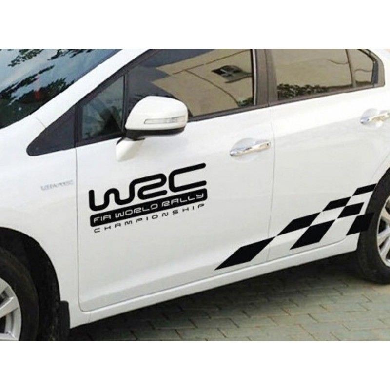 Tem dán sườn thể thao  bộ 2 bên