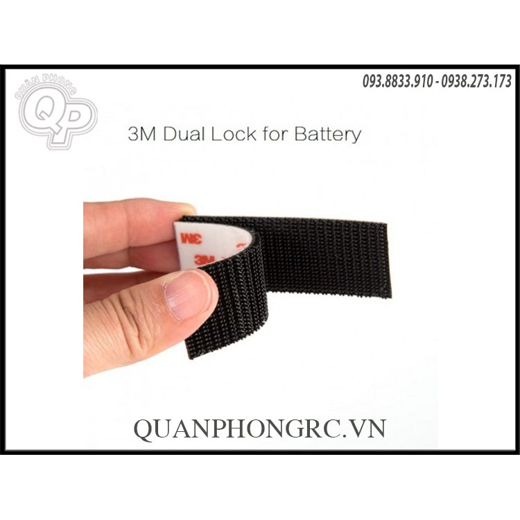 Dán pin 3M miếng đơn Dual Lock ( 2 miếng) (10 cm)