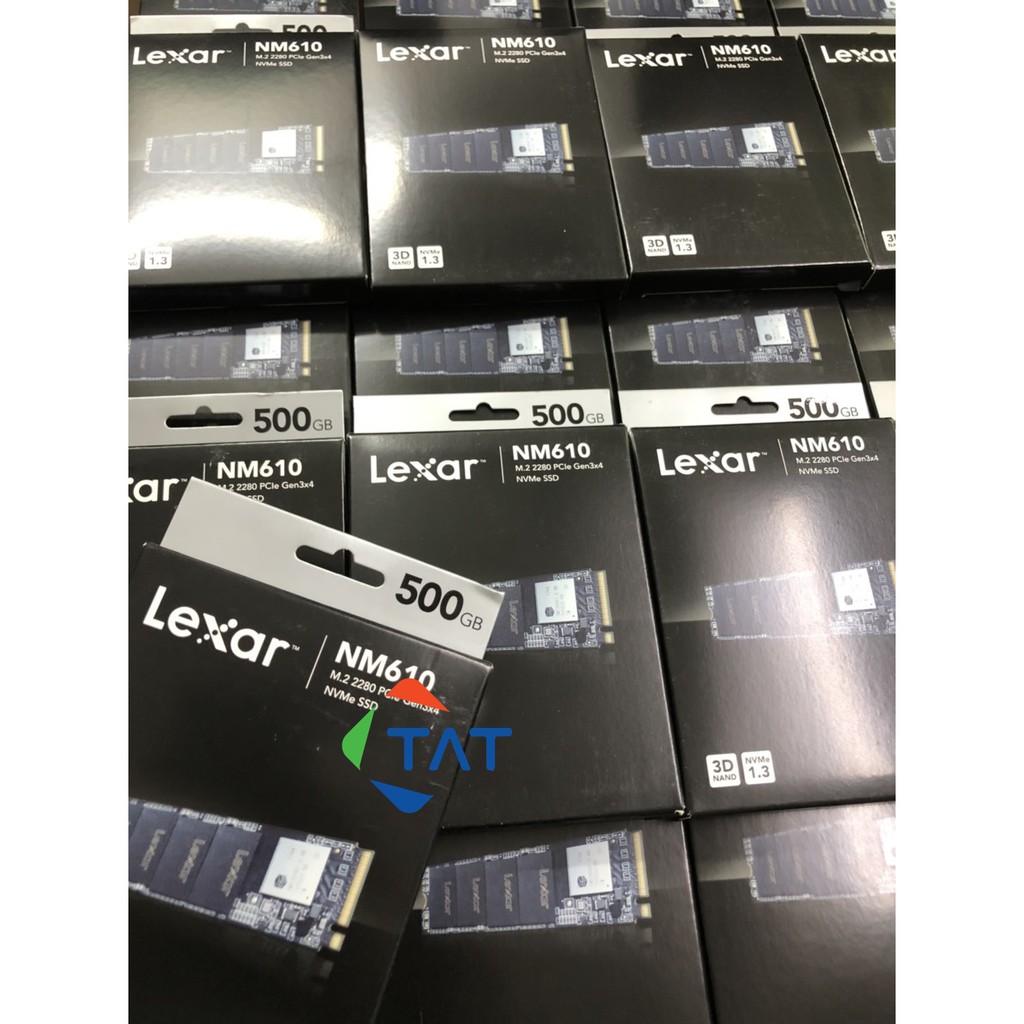 Ổ Cứng SSD Lexar 500GB M.2 2280 NVMe PCIe Gen3x4 NM610 Chính Hãng - Mới Bảo hành 36 tháng