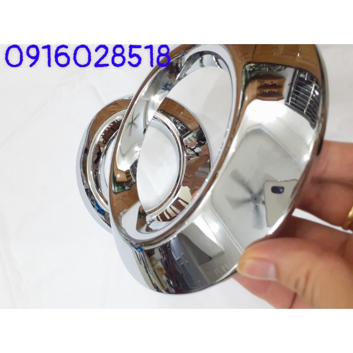 Ốp đèn gầm, đèn sương mù trước xe Kia morning SI mạ Crom sáng bóng, ốp xi mạ xe o to