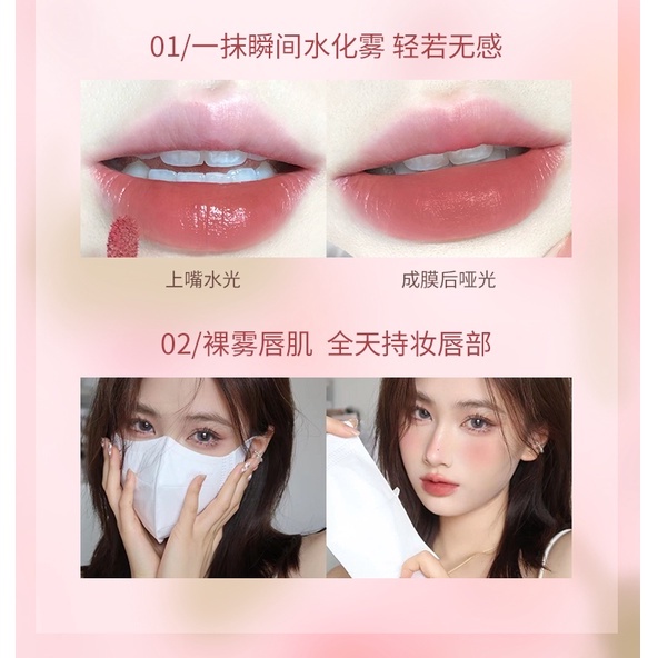 Son Môi gogotales Màu Nhung Lì Tạo Hiệu Ứng Sương Mù