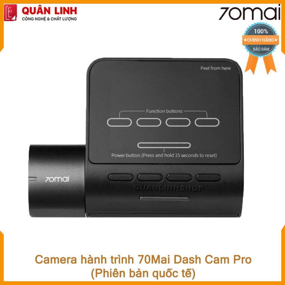 Camera hành trình Xiaomi 70mai Dash Camera Pro - phiên bản Quốc tế kèm thẻ 64GB | BigBuy360 - bigbuy360.vn