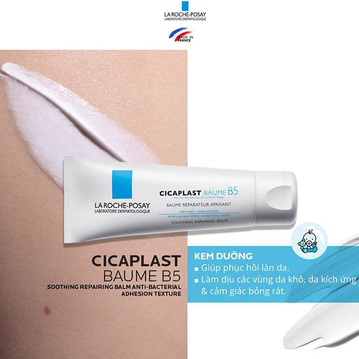 Kem Dưỡng Làm Dịu Mát, Phục Hồi Da La Roche-Posay Cicaplast B5 (40ml) #Pvy Beauty