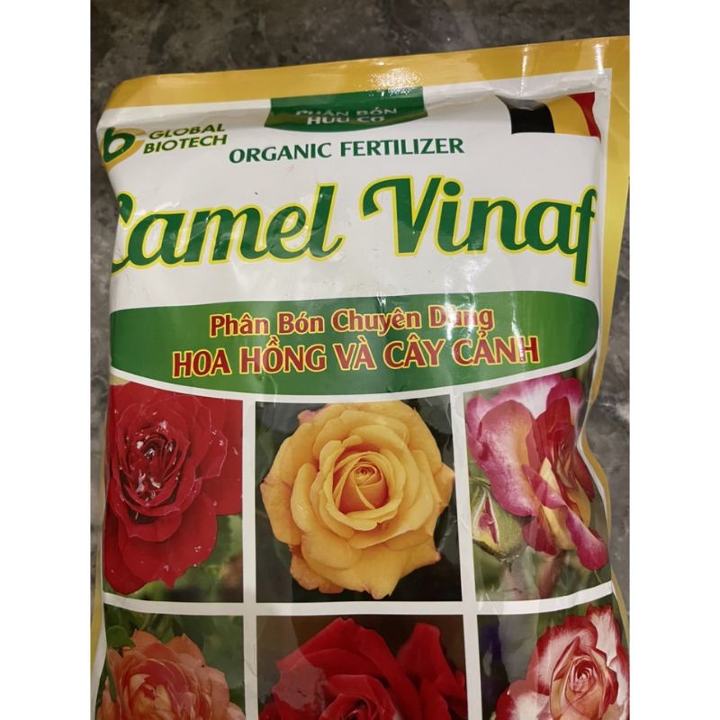 Phân bón hữu cơ-Phân bón chuyên dùng cho hoa hồng cây cảnh 1kg