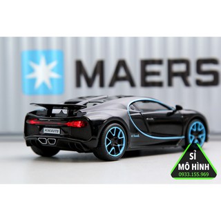 Mô hình xe Bugatti Chiron 1:32 Đen