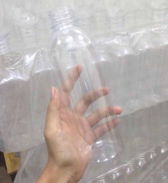 10 Chai nhựa pet 500ml Kèm Nắp