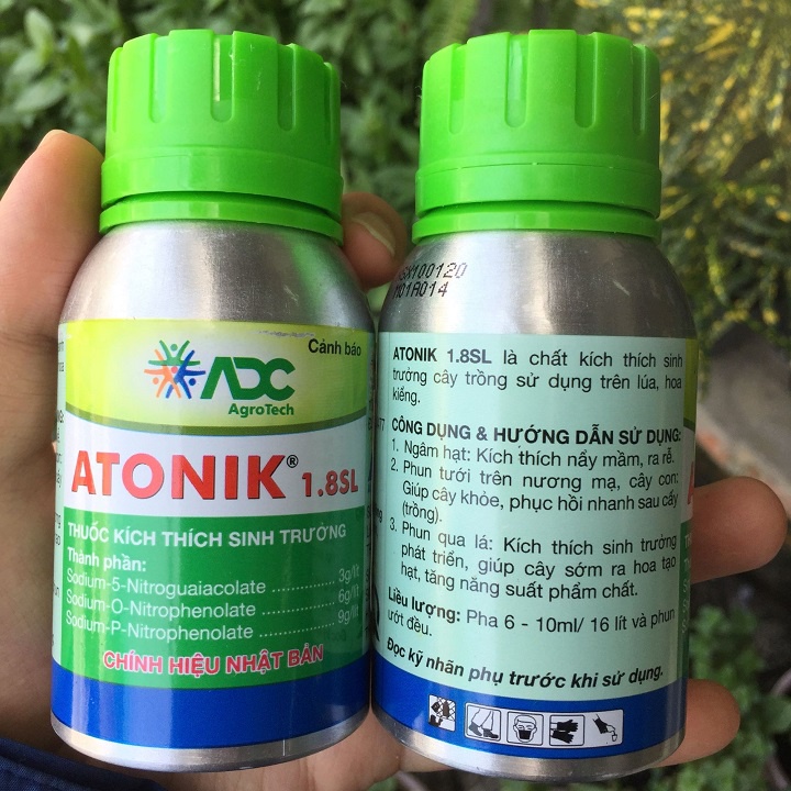 Chai Atonik 1.8SL , phân bón lá Kí.ch Thí.ch Sinh Trưởng, kích chồi, mầm - ra rễ cực mạnh