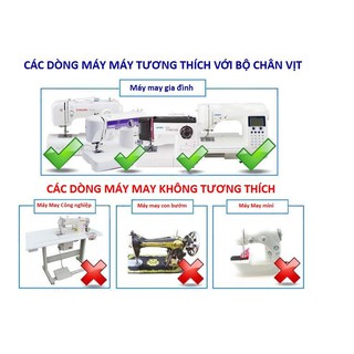 Chân vịt 1 giò máy may gia đình đa năng 06-16