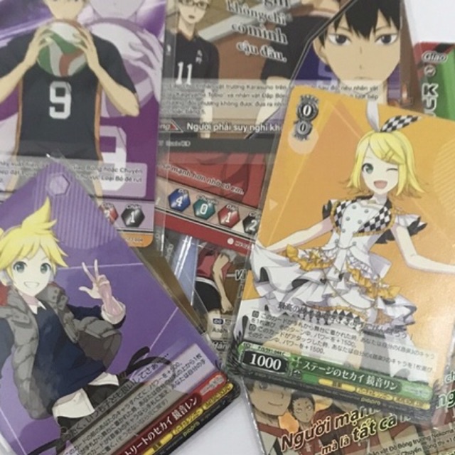Tổng hợp card game bo góc Haikyuu,Project sekai