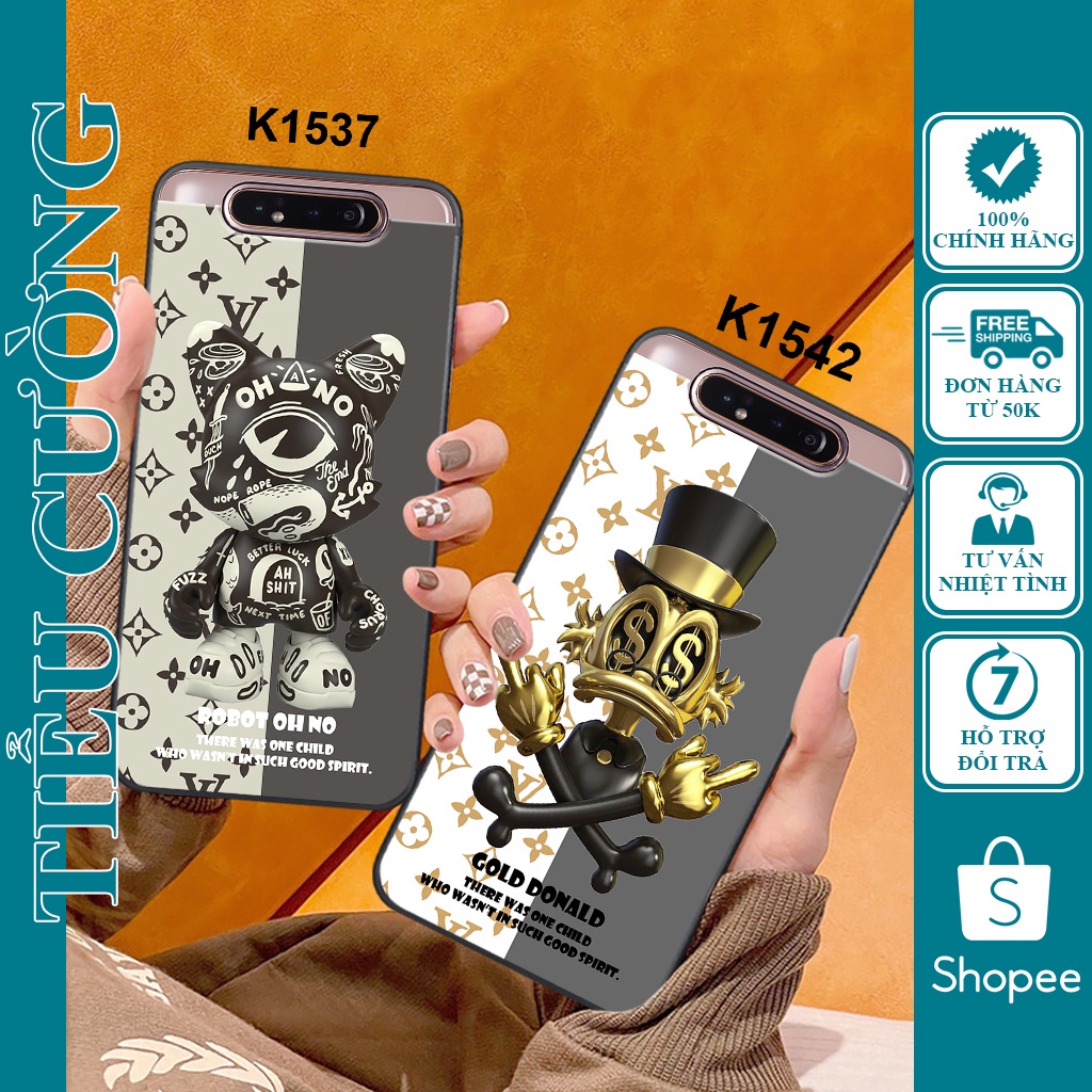 Ốp lưng Samsung A80 in hình Guc.ci , L.V Gấu Brick, Phi hành gia, Doremon siêu đẹp, cực dễ thương cute