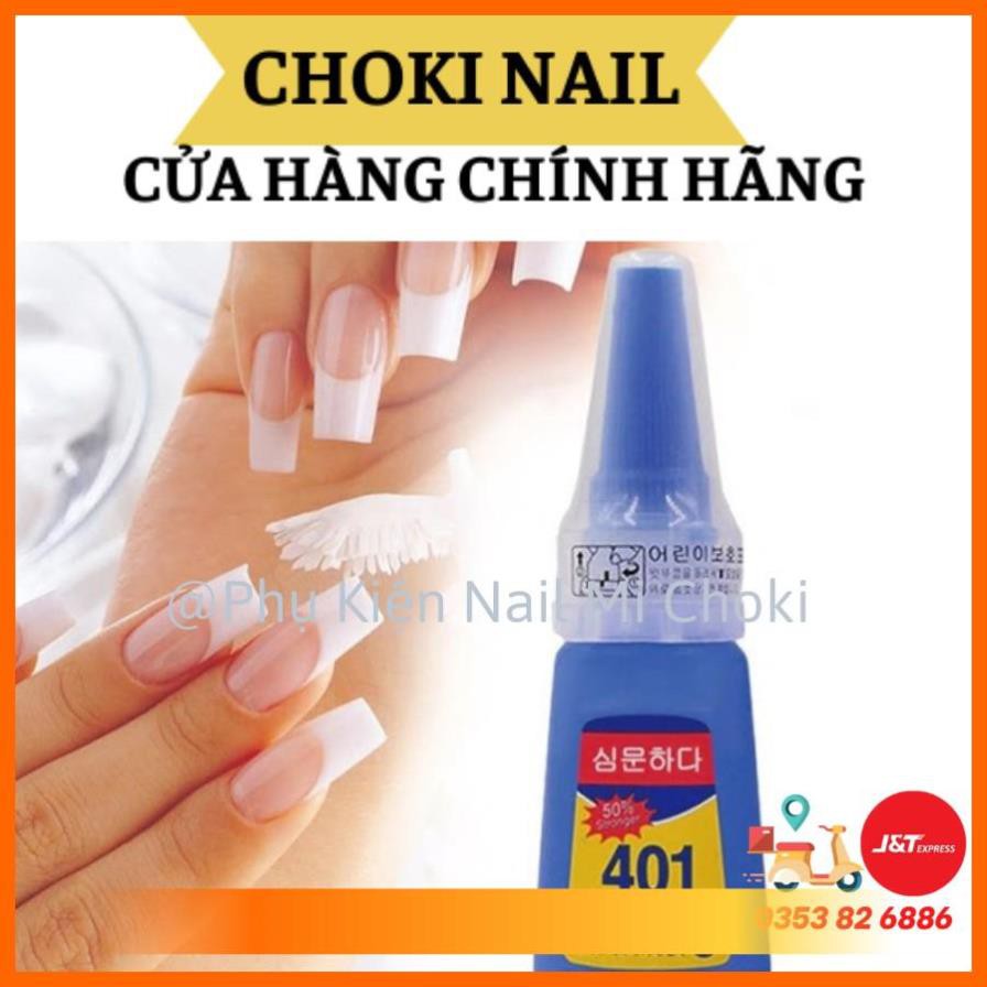 [Hàng Chính Hãng] keo dán móng 401, Keo nhanh khô có độ kết dính keo , có thể sử dụng để đính đá