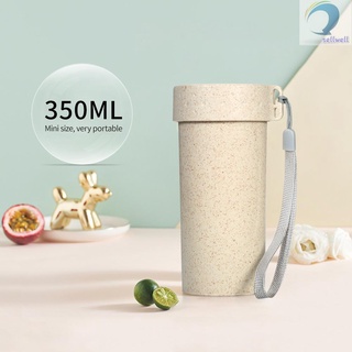 Bình Đựng Nước 350ml Chất Liệu Rơm Lúa Mạch