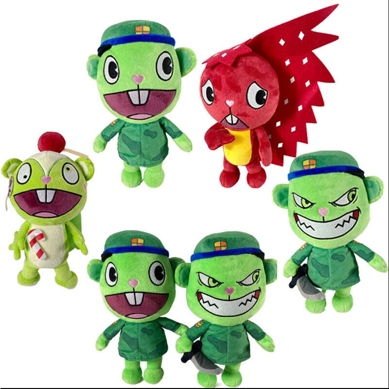 Búp Bê Nhồi Bông Hình Nhân Vật Hoạt Hình Happy Tree Friends Đáng Yêu 28cm/11.0in