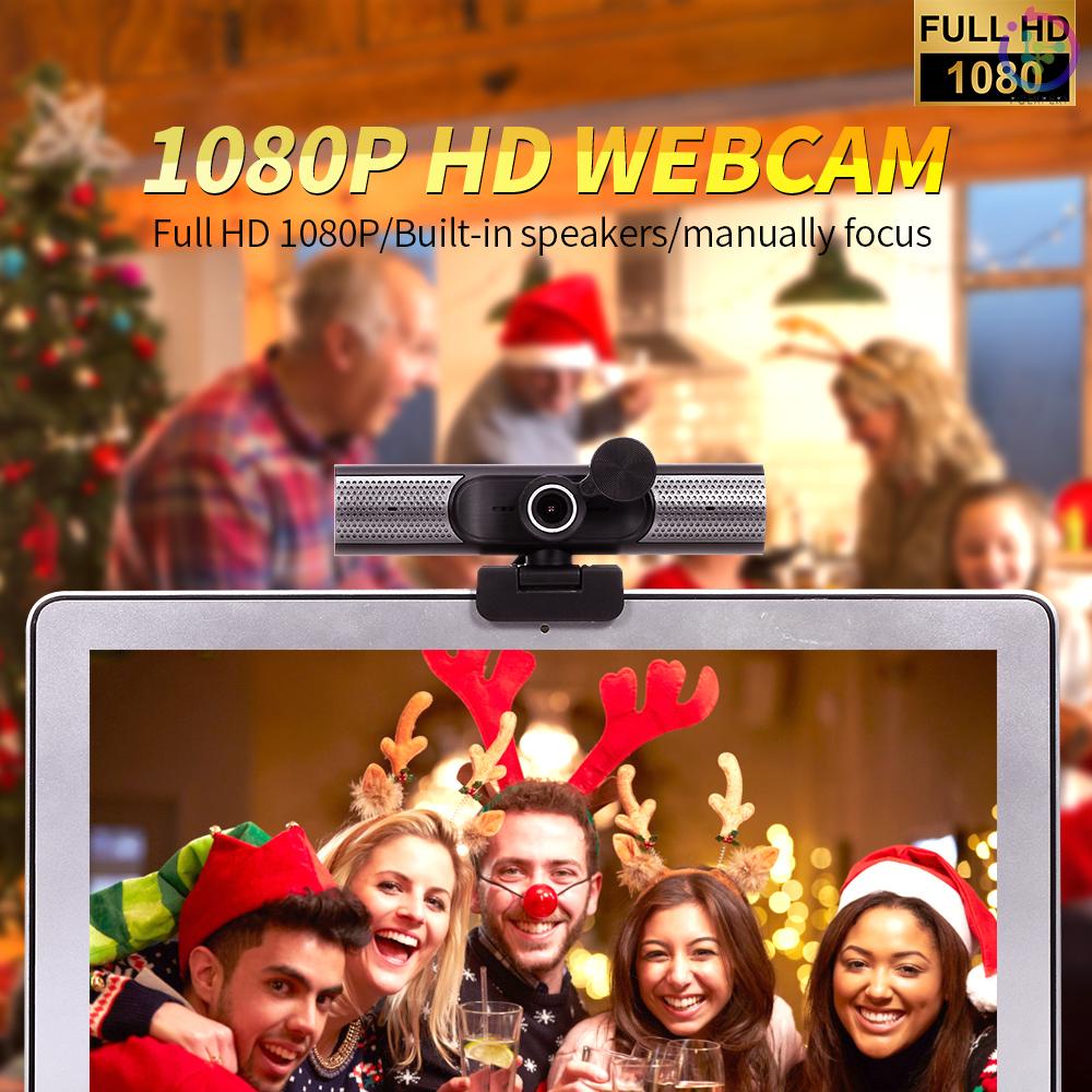 Webcam Full Hd 1080p Tích Hợp Micro Hỗ Trợ Quay Phim Trực Tuyến