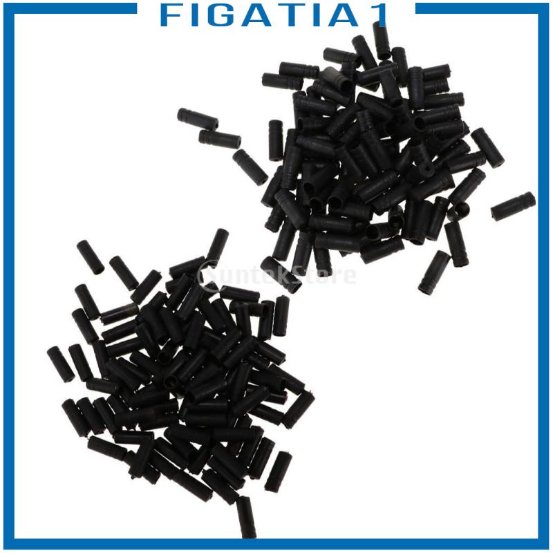 Set 100 Đầu Bọc Dây Phanh Xe Đạp Màu Đen Fiat1