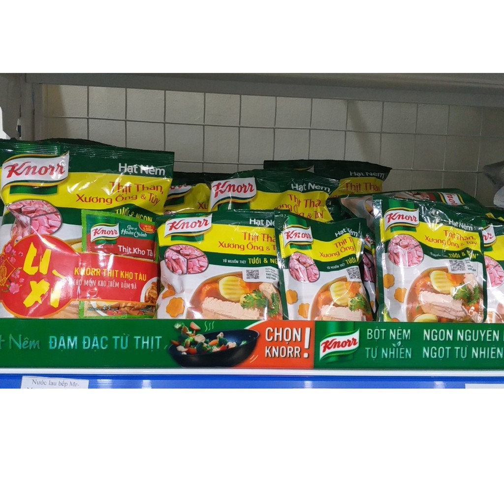 Hạt Nêm Knorr thịt thăn . Xương Ống Và Tuỷ 900g date mới